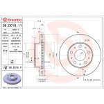 BREMBO brzdový kotouč 09.D018.11