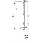 MACO Křídlový spodní pant pro křídlo 120 kg – Zboží Mobilmania