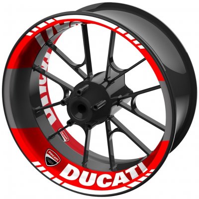 SEFIS dvoudílné polepy na kola DUCATI | Zboží Auto