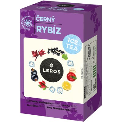 Leros Čajový dýchánek Černý rybíz Ice tea 40 g – Zbozi.Blesk.cz