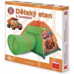 Dino TOYS 653023 Dětský stan s tunelem TATRA 112 x 94 x 170 cm – Sleviste.cz