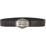 Wrangler pánský pásek Big Buckle 112358068 černá – Sleviste.cz