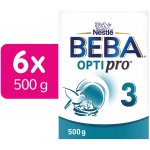 BEBA 3 OPTIPRO 6 x 500 g – Hledejceny.cz