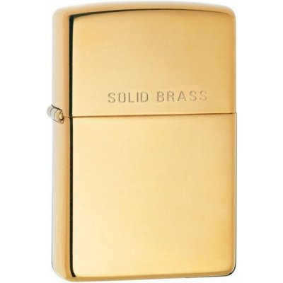 Zippo benzínový Solid Brass 24001 – Hledejceny.cz