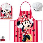 Euroswan zástěra s kuchařskou čepicí Minnie Mouse Disney motiv s duhou – Zboží Dáma
