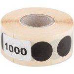 MISC Terčové zálepky 20mm, 1000ks black – Zboží Dáma