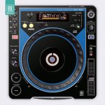 Doto Design Skin CDJ 800 COLORS DVS Blue – Zboží Živě