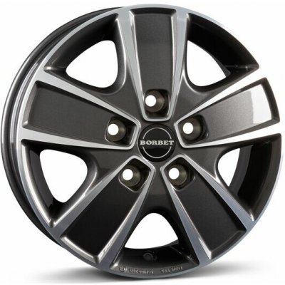 Borbet CWG 6x16 5x118 ET68 mistral anthracite polished – Hledejceny.cz
