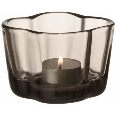 Iittala Svícen na čajové svíčky Aalto, 60 mm, linen – Zboží Dáma