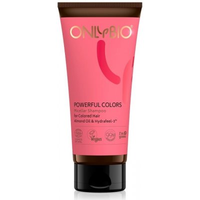 OnlyBio Powerful Colors Micelární šampon na barvené vlasy 200 ml – Zboží Mobilmania