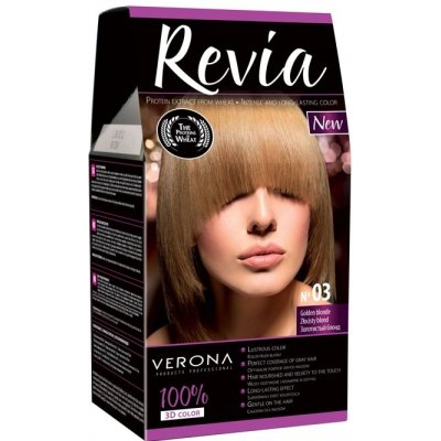 Revia 100% 3D barva na vlasy 03 zlatavá blond – Zbozi.Blesk.cz