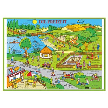 Die Freizeit / Volný čas - Naučná karta