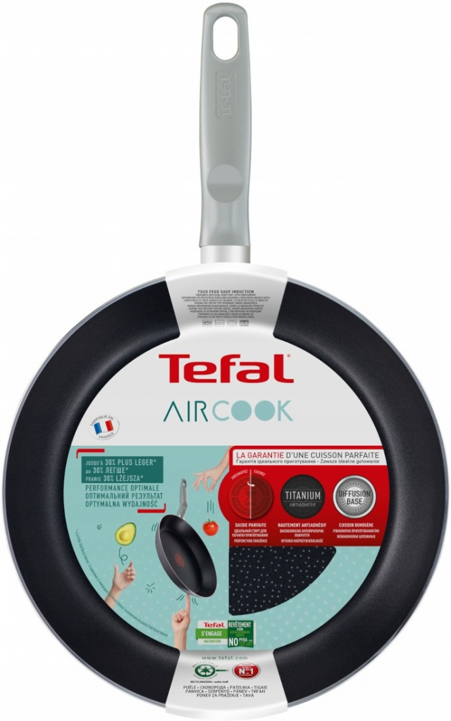 Tefal Pánev tradiční AIR COOK nepřilnavý 24 cm