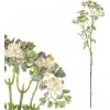 Květina Jeřabina - větev Bílá barva KUL002 WT