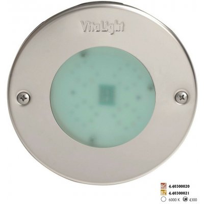 LED Světlo Hugo Lahme - Denní bílá 6000 K; 24 V; 8 LED, Ø 146 mm, červený bronz, pro fóliové a keramické bazény – HobbyKompas.cz