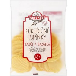 Nový Věk Kukuřičné lupínky rajče a bazalka 65 g