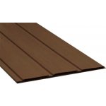 HOPA Palubka plastová obkladová univerzální ECO - tmavé dřevo, 9x100x3000mm, bal. 3m2 – Zboží Mobilmania