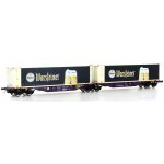 Mehano Dvojitý kontejnerový vůz RailRelease Sggmrss'90 H0 28399 – Hledejceny.cz