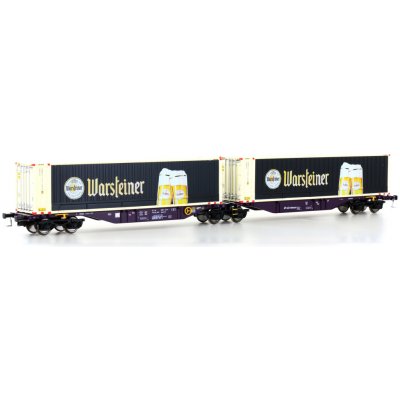 Mehano Dvojitý kontejnerový vůz RailRelease Sggmrss'90 H0 28399 – Hledejceny.cz
