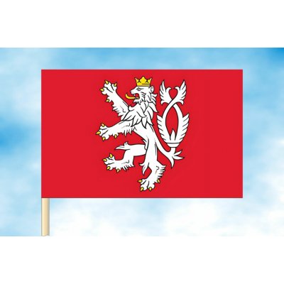 LIBEA, s.r.o. Vlajka Čech Rozměr: 60×90 cm, Uchycení: Návlek na žerď – Hledejceny.cz