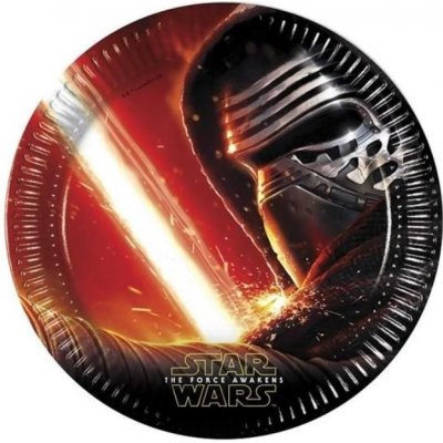 GoDan Talíře papírové Star Wars The Force Awaknes 23 cm