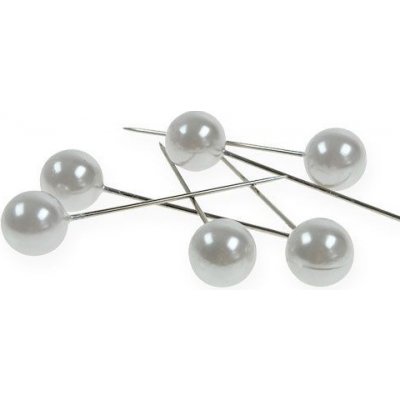 Špendlík bílá perla velká 10 mm/60mm - 1 ks – Zboží Mobilmania