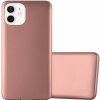 Pouzdro a kryt na mobilní telefon Apple Cadorabo Pouzdro kompatibilní s Apple iPhone 12 Mini v barvě METALLIC ROSÉ Zlatá - Pouzdro na mobilní telefon z pružného silikonu TPU - Silikonový kryt ochranné pouzdro Ultra Slim Soft Back Cover Case