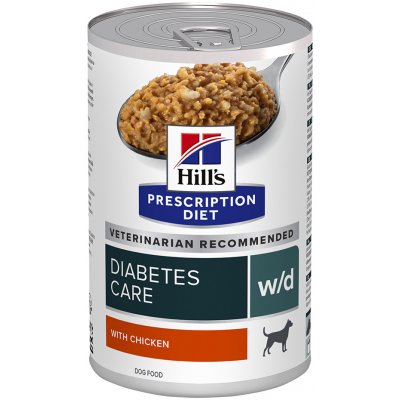 Hill’s Prescription Diet W/D Diabetes Care s kuřecím 12 x 370 g – Hledejceny.cz