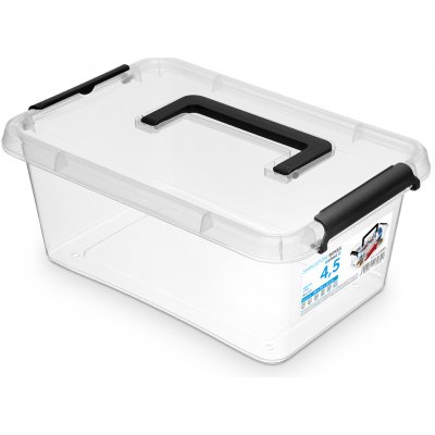 Orplast Box úložný SIMPLE-1323 4,5l 29x20x12cm rukojeť transp.plast