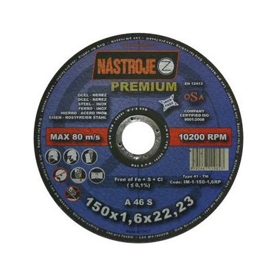 Nástroje cz Kotouč řezný 150 x 1,6 x 22 mm IM-1-150-1,6RP – Zboží Dáma