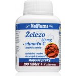 MedPharma Železo 20 mg+Vitamín C 37 tablet – Hledejceny.cz