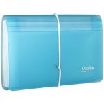 KARTON P+P Opaline organizér na dokumenty s gumou (13 kapes) DL, modrý – Zboží Dáma