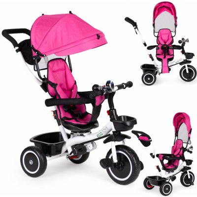 Ecotoys s otočným sedadlem S360 růžová – Zboží Dáma