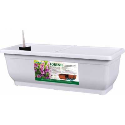 Nohelgarden Truhlík samozavlažovací TORENIE MODERN plastový matný 50 cm – Hledejceny.cz