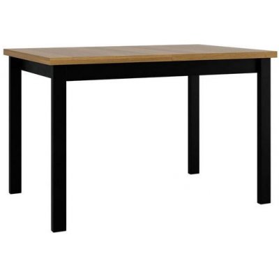 VENETI Rozkládací kuchyňský stůl 120x80 cm ELISEK 1 - dub grandson / černý – Zboží Mobilmania