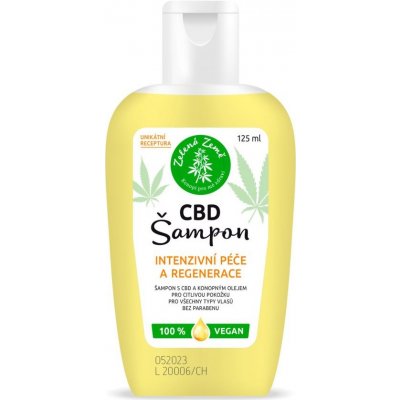 Zelená Země CBD šampon 125 ml od 119 Kč - Heureka.cz