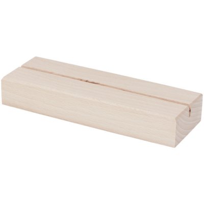 Dřevia Dřevěný stojan na cedulku A6 - 10x5x2 cm Barva: Přírodní – Hledejceny.cz