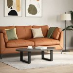 Omaxi 310750 Nohy konferenčního stolku ve tvaru U 2 ks černé 50 x 30-31 cm ocel – Zboží Mobilmania