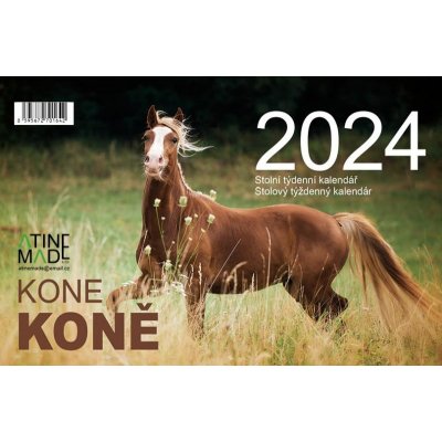 Koně stolní týdenní 225 x 150 mm 2024 – Zbozi.Blesk.cz