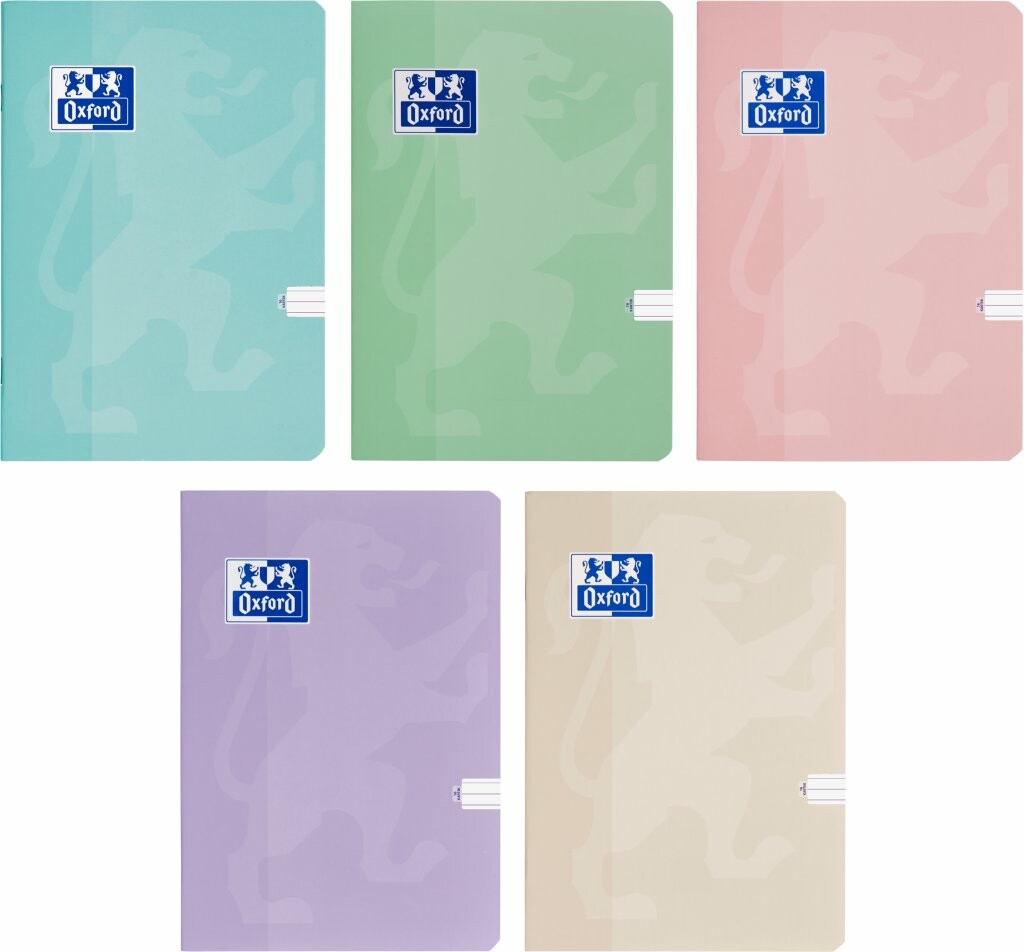 Oxford Sešit Touch Pastel A5 dvojitě linkovaný