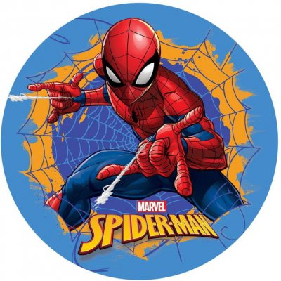 Dekora Jedlý papír Spiderman v pavučině 20cm – Zboží Mobilmania