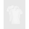 Pánské tílko a tričko bez rukávů Calvin Klein 2P S/S V Neck 000NB1089A100