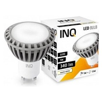 INQ LED žárovka GU10 5W Teplá bílá IN305024