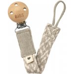 Bibs Paci Braid klip na dudlík sand ivory – Zboží Mobilmania