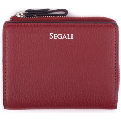 SEGALI Dámská peněženka kožená SEGALI 7412 portwine