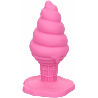 California Exotics Naughty Bits Yum Bum Ice Cone Butt Plug Pink – Zboží Mobilmania