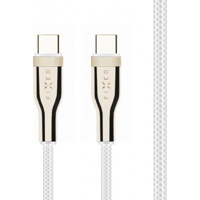 Fixed FIXDB-CC05-WH s konektory USB-C/USB-C a podporou PD, 0,5m, bílý – Zboží Mobilmania