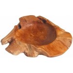 Dřevěná miska teaková, ø 40 cm, teakové dřevo 8594198670005 – Hledejceny.cz