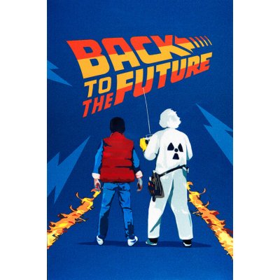 Stříbrný plakát Back To The Future - Marty McFly and Doc Brown 35 g 2021