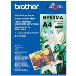 BP60MA, 25 listů, inkoustový papír Brother, matný, 145 g – Hledejceny.cz